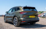 Skoda Enyaq rear three quarters