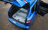 Skoda Enyaq Cargo load bay with dividers Skoda Enyaq Cargo load bay with dividers