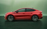 Skoda Enyaq Coupe facelift side