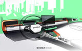 Skoda Epiq interior sketch