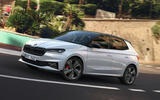 Skoda Fabia 130 front quarter tracking