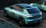 Skoda Favorit reimagined rear quarter static