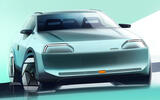 Skoda Favorit reimagined sketch front