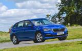Skoda Scala 2019 UK first drive review - hero front
