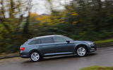 Skoda Superb Estate side view 2019 Skoda Superb Estate side view 2019