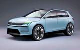 Skoda Elroq front three qyuarter