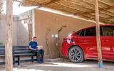 Skoda Enyaq EV charging