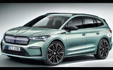 Skoda Enyaq leaked images front side