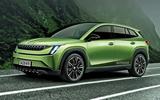Skoda Enyaq render front three quarter
