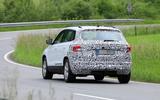 Skoda Karoq spyshot moving rear Skoda Karoq spyshot moving rear