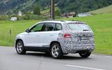 Skoda Karoq spyshot side rear