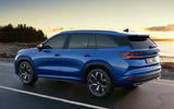 Skoda Kodiaq Sportline rear angle Skoda Kodiaq Sportline rear angle