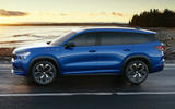 Skoda Kodiaq Sportline side Skoda Kodiaq Sportline side