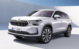 Skoda Kodiaq white front Skoda Kodiaq white front