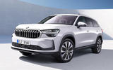 skoda kodiaq white front