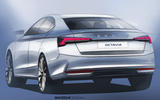 Skoda Octavia saloon 2024 sketch