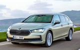 Skoda Superb Estate front three quarter