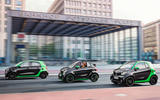 Smart Fortwo, Fortwo cabriolet and Forfour Electric Drive revealed