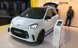 Smart EQ ForTwo at Frankfurt motor show - left