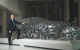 Speth by Jaguar word cloud sculpture