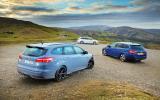 Ford Focus ST estate versus Peugeot 308 SW & Seat Leon ST