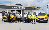St Just Mayor Sue James welcomes the team. from left, AA's Dave Baker and Vince Crane, drivers Fergal McGrath, Paul Clifton and Kevin Booker, AA's Simon Blake and Ben Sheridan St Just Mayor Sue James welcomes the team. from left, AA's Dave Baker and Vince Crane, drivers Fergal McGrath, Paul Clifton and Kevin Booker, AA's Simon Blake and Ben Sheridan