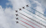 The Red Arrows 2016 Goodwood Festival of Speed