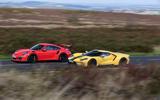 Ford GT vs Radical RXC Turbo vs Porsche 911 GT3 RS Ford GT vs Radical RXC Turbo vs Porsche 911 GT3 RS
