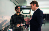 Autocar's Sam Sheehan with Renault’s van den Acker