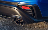 Subaru WRX tailpipe Subaru WRX tailpipe