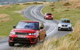Range Rover Sport SVR versus BMW X5 M & Alpina XD3 Biturbo