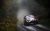 Ott Tänak's Toyota Yaris in Wales