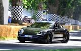 Posrche Taycan at Goodwood