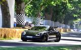 Posrche Taycan at Goodwood