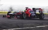2020 TDF-1 Formula 1 car cornering