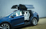 tesla model x door opening