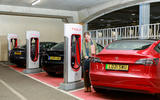 Tesla Supercharger 2021 model3 modelS rear