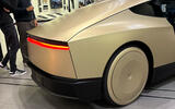 Tesla Cybercab rear three quarter