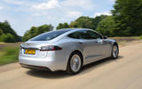 Tesla Model S rear view