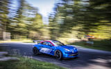 2020 Alpine A110 Rally - cornering front