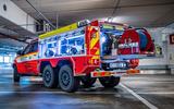 Toyota Hilux firefighting truck rear three quarrer