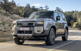Toyota Land Cruiser hybrid 2025 front quarter tracking