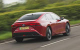 Toyota Mirai 2020 rear quarter tracking Toyota Mirai 2020 rear quarter tracking