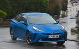 Toyota Prius 4WD 2020 front quarter cornering