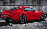2019 Toyota Supra leaked - rear image