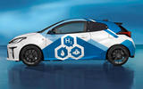 Toyota Yaris Hydrogen side Toyota Yaris Hydrogen side