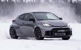 Toyota GR Yaris front right drifting Toyota GR Yaris front right drifting