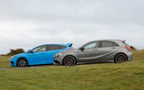 Audi TT RS vs Mercedes-AMG A45 vs Ford Focus RS - group test