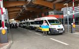 Ukraine ambulance feature border crossing Ukraine ambulance feature border crossing