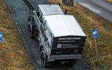 Unimog rear on hill Unimog rear on hill